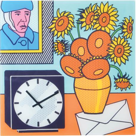 NeXtime klok 8170 Go van Go, 43x43 cm, Wall, Multi-color 1 NeXtime klok 8170 Go van Go, 43x43 cm, Wall, Multi-color