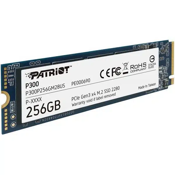 Patriot P300P1TBM28 P300 SSD, 1 TB, M.2 2280, PCIe Gen3x4, 1700/1100 MB/s, 290K IOPS, 2W 3 Patriot P300P1TBM28 P300 SSD, 1 TB, M.2 2280, PCIe Gen3x4, 1700/1100 MB/s, 290K IOPS, 2W - Afbeelding 3