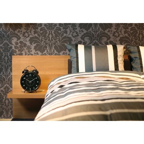 NeXtime klok 5113zw Wake Up Alarm, 23x30, Black/ Turqoise 3 NeXtime klok 5113zw Wake Up Alarm, 23x30, Black/ Turqoise - Afbeelding 3