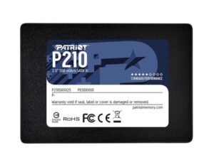 Patriot P210S512G25 P210 SSD, 512GB, 2.5", SATA3, TRIM, SMART, 520/ 430 MB/s, 50K IOPS