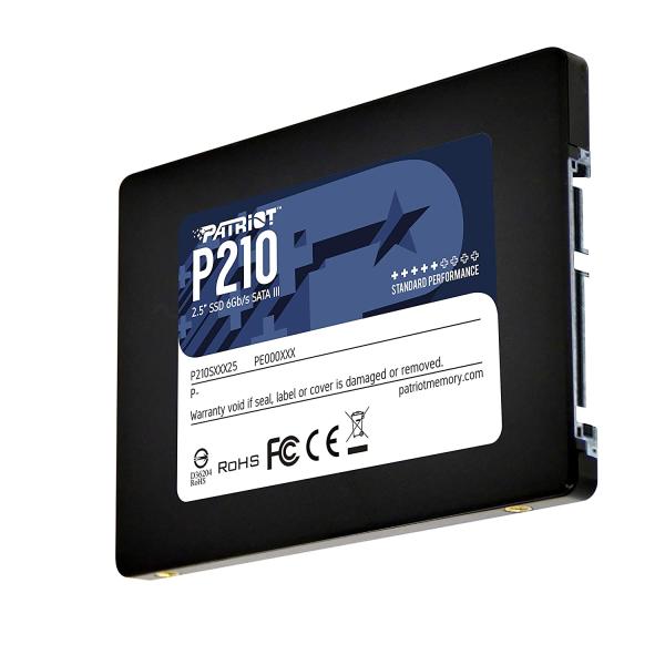Patriot P210S512G25 P210 SSD, 512GB, 2.5", SATA3, TRIM, SMART, 520/ 430 MB/s, 50K IOPS 2 Patriot P210S512G25 P210 SSD, 512GB, 2.5", SATA3, TRIM, SMART, 520/ 430 MB/s, 50K IOPS - Afbeelding 2