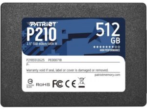 Patriot P210S256G25 P210 SSD, 256GB, 2.5", SATA3