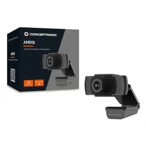 Conceptronic AMDIS01B AMDIS 1080P Full HD Webcam with Microphone, 2 MP, 1080p, 30 fps, H.264 3 Conceptronic AMDIS01B AMDIS 1080P Full HD Webcam with Microphone, 2 MP, 1080p, 30 fps, H.264 - Afbeelding 3