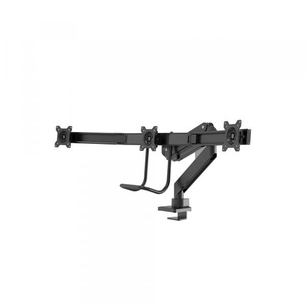 Neomounts NM-D775DX3BLACK flat screen desk mount, 17"-24", 6 kg, 100x100 mm, clamp/bolt, 2 Neomounts NM-D775DX3BLACK flat screen desk mount, 17"-24", 6 kg, 100x100 mm, clamp/bolt, - Afbeelding 2