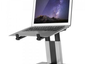Neomounts NSLS200 Ergonomic Notebook stand, 10"-17", 10-17", 5 kg, 254 - 431.8 mm, Silver