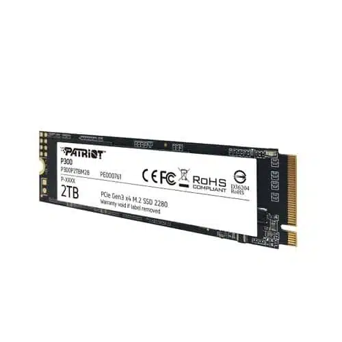Patriot P300P2TBM28 P300 SSD, 2TB, M.2 2280, PCIe 3x4, NAND, HMB Cache, 2100/1650 MB/s, 290K IOPS 4 Patriot P300P2TBM28 P300 SSD, 2TB, M.2 2280, PCIe 3x4, NAND, HMB Cache, 2100/1650 MB/s, 290K IOPS - Afbeelding 4