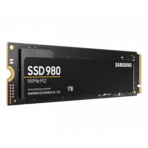 Samsung MZ-V8V1T0BW 980 SSD, 1 TB, NVMe M.2, PCle 3.0, 3500/ 3000 MB/s, 480K/500K IOPS 4 Samsung MZ-V8V1T0BW 980 SSD, 1 TB, NVMe M.2, PCle 3.0, 3500/ 3000 MB/s, 480K/500K IOPS - Afbeelding 4