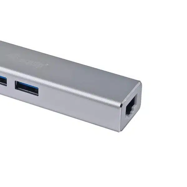 Equip 13348107101 USB-C to 3-port USB 3.0 Hubs with Gigabit adapter, USB 3.2 Gen 1, USB Type-A, WLAN 3 Equip 13348107101 USB-C to 3-port USB 3.0 Hubs with Gigabit adapter, USB 3.2 Gen 1, USB Type-A, WLAN - Afbeelding 3