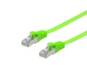 Equip 60764007101 Cat.6A U/FTP Flat Patch Cable, 1.0m, Green, 1 m, Cat6a, RJ45, Green
