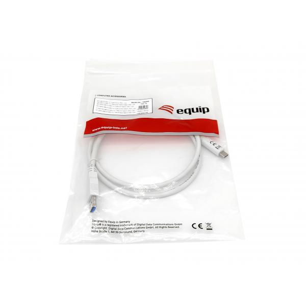 Equip 12836307101 USB 3.2 Gen 1 Type-C to A Cable, M/M, 1 m, USB A, USB C, USB 3.2 Gen 1, White 3 Equip 12836307101 USB 3.2 Gen 1 Type-C to A Cable, M/M, 1 m, USB A, USB C, USB 3.2 Gen 1, White - Afbeelding 3