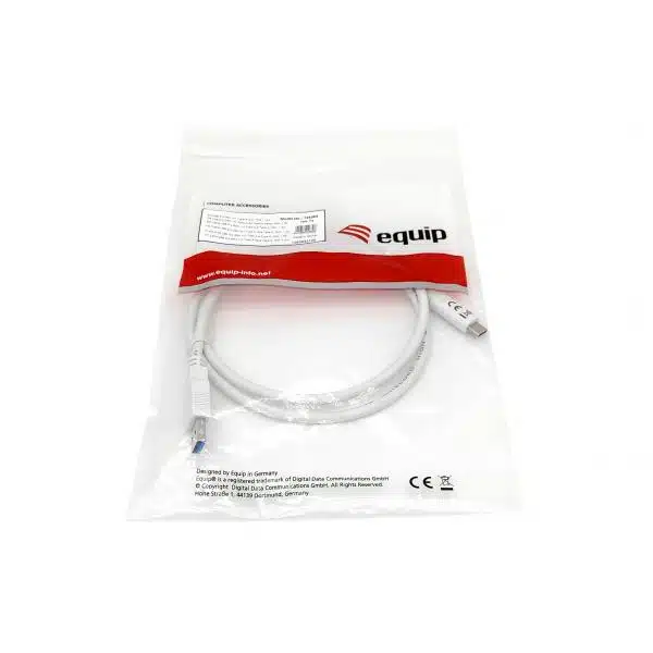 Equip 12836307101 USB 3.2 Gen 1 Type-C to A Cable, M/M, 1 m, USB A, USB C, USB 3.2 Gen 1, White 3 Equip 12836307101 USB 3.2 Gen 1 Type-C to A Cable, M/M, 1 m, USB A, USB C, USB 3.2 Gen 1, White - Afbeelding 3