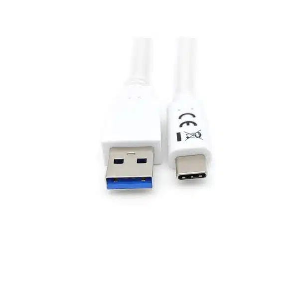 Equip 12836307101 USB 3.2 Gen 1 Type-C to A Cable, M/M, 1 m, USB A, USB C, USB 3.2 Gen 1, White 4 Equip 12836307101 USB 3.2 Gen 1 Type-C to A Cable, M/M, 1 m, USB A, USB C, USB 3.2 Gen 1, White - Afbeelding 4