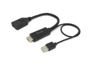 Equip 11903907101 HDMI to DisplayPort Adapter, 0.15 m, HDMI Type A, DisplayPort, M/M, Straight