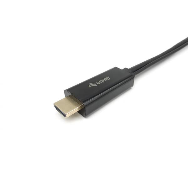 Equip 11903907101 HDMI to DisplayPort Adapter, 0.15 m, HDMI Type A, DisplayPort, M/M, Straight 3 Equip 11903907101 HDMI to DisplayPort Adapter, 0.15 m, HDMI Type A, DisplayPort, M/M, Straight - Afbeelding 3