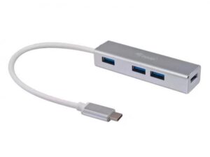 Equip 12895807101 USB-C to 4-port USB 3.0 Hubs, USB 3.2 Gen 1, USB Type-C, USB Type-A, 5000 Mbit/s