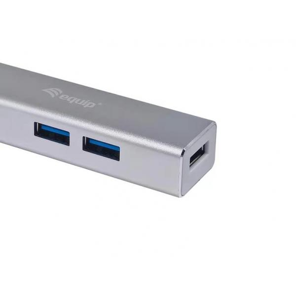 Equip 12895807101 USB-C to 4-port USB 3.0 Hubs, USB 3.2 Gen 1, USB Type-C, USB Type-A, 5000 Mbit/s 5 Equip 12895807101 USB-C to 4-port USB 3.0 Hubs, USB 3.2 Gen 1, USB Type-C, USB Type-A, 5000 Mbit/s - Afbeelding 5