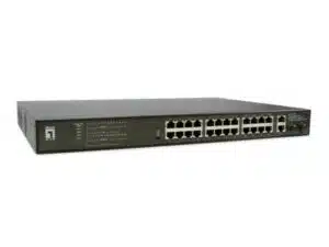 LevelOne GEP-2821 GEP-2821, Unmanaged, Gigabit Ethernet (10/100/1000), PoE, Rack mount, 1U