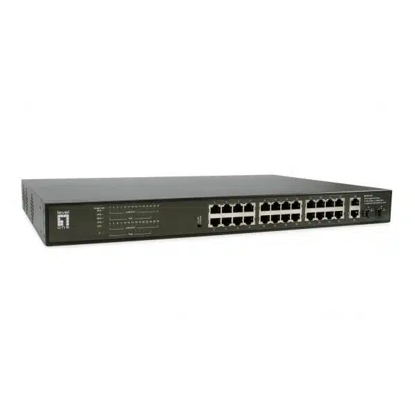 LevelOne GEP-2821 GEP-2821, Unmanaged, Gigabit Ethernet (10/100/1000), PoE, Rack mount, 1U 1 LevelOne GEP-2821 GEP-2821, Unmanaged, Gigabit Ethernet (10/100/1000), PoE, Rack mount, 1U
