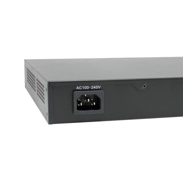LevelOne GEP-2821 GEP-2821, Unmanaged, Gigabit Ethernet (10/100/1000), PoE, Rack mount, 1U 2 LevelOne GEP-2821 GEP-2821, Unmanaged, Gigabit Ethernet (10/100/1000), PoE, Rack mount, 1U - Afbeelding 2
