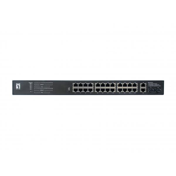 LevelOne GEP-2821 GEP-2821, Unmanaged, Gigabit Ethernet (10/100/1000), PoE, Rack mount, 1U 5 LevelOne GEP-2821 GEP-2821, Unmanaged, Gigabit Ethernet (10/100/1000), PoE, Rack mount, 1U - Afbeelding 5