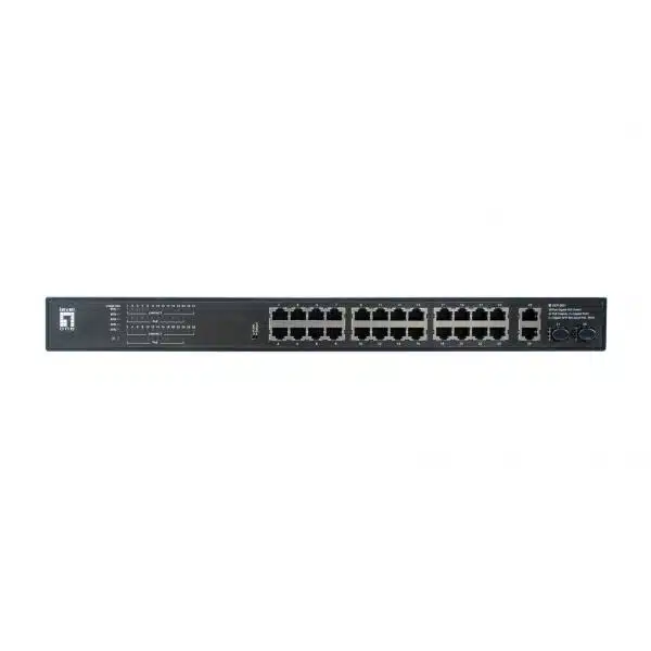 LevelOne GEP-2821 GEP-2821, Unmanaged, Gigabit Ethernet (10/100/1000), PoE, Rack mount, 1U 5 LevelOne GEP-2821 GEP-2821, Unmanaged, Gigabit Ethernet (10/100/1000), PoE, Rack mount, 1U - Afbeelding 5
