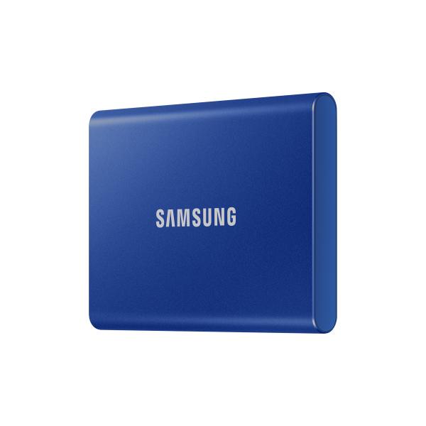 Samsung MU-PC1T0H/WW T7 Portable SSD, 1 TB, USB Type-C, 3.2 Gen 2 (3.1 Gen 2) 1050 MB/s, Blue 3 Samsung MU-PC1T0H/WW T7 Portable SSD, 1 TB, USB Type-C, 3.2 Gen 2 (3.1 Gen 2) 1050 MB/s, Blue - Afbeelding 3