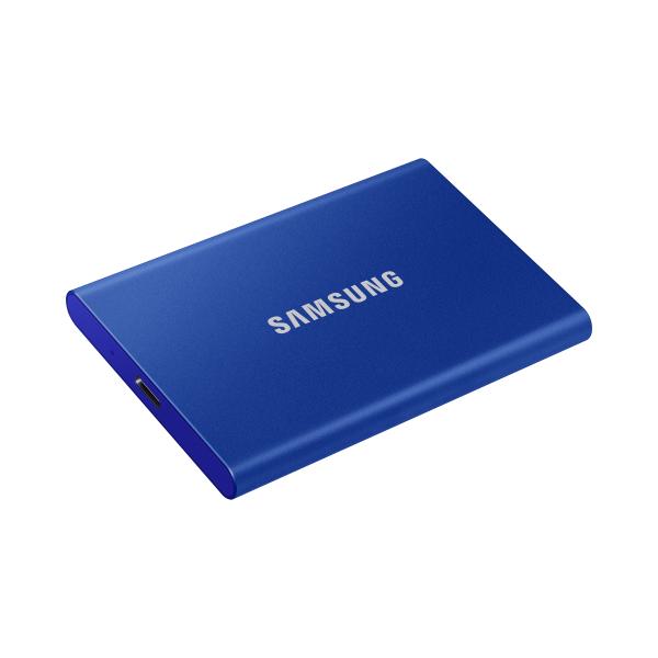 Samsung MU-PC1T0H/WW T7 Portable SSD, 1 TB, USB Type-C, 3.2 Gen 2 (3.1 Gen 2) 1050 MB/s, Blue 5 Samsung MU-PC1T0H/WW T7 Portable SSD, 1 TB, USB Type-C, 3.2 Gen 2 (3.1 Gen 2) 1050 MB/s, Blue - Afbeelding 5