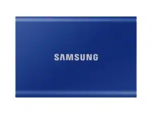Samsung MU-PC2T0H/WW T7 Portable SSD, 2 TB, USB Type-C, 3.2 Gen 2, 1050 MB/s, Blue
