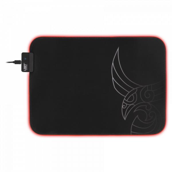 L33T Gaming 160405 Karlvagn RGB Gaming mousepad, Medium-size, Fast surface. 355 x 255 x 3 mm, Black 1 L33T Gaming 160405 Karlvagn RGB Gaming mousepad, Medium-size, Fast surface. 355 x 255 x 3 mm, Black