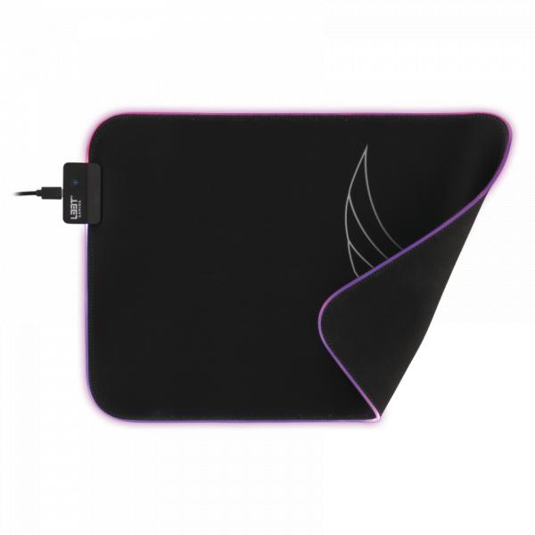 L33T Gaming 160405 Karlvagn RGB Gaming mousepad, Medium-size, Fast surface. 355 x 255 x 3 mm, Black 2 L33T Gaming 160405 Karlvagn RGB Gaming mousepad, Medium-size, Fast surface. 355 x 255 x 3 mm, Black - Afbeelding 2