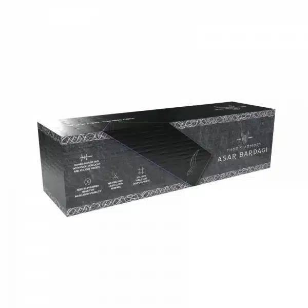 L33T Gaming 160406 Asar Bardagi XXL RGB Gaming mousepad, Fast surface. 920 x 294 x 3 mm, Black 4 L33T Gaming 160406 Asar Bardagi XXL RGB Gaming mousepad, Fast surface. 920 x 294 x 3 mm, Black - Afbeelding 4