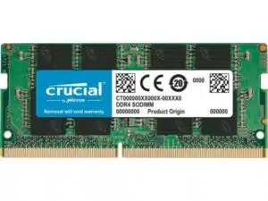 Crucial CT8G4SFRA32A Memory, DDR4, 8GB, SO-DIMM, 3200 Mhz, CL15