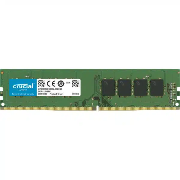 Crucial CT16G4DFRA32A U-DIMM, 16 GB (1x 16 GB) DDR4, 3200 MHz, CL22-22-22, 1.2V 1 Crucial CT16G4DFRA32A U-DIMM, 16 GB (1x 16 GB) DDR4, 3200 MHz, CL22-22-22, 1.2V