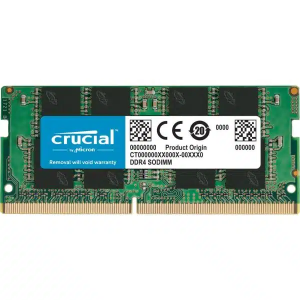 Crucial CT16G4SFRA32A SO-DIMM, 16 GB, DDR4, 3200 Mhz, CL22, 260-pin - unbuffered 1 Crucial CT16G4SFRA32A SO-DIMM, 16 GB, DDR4, 3200 Mhz, CL22, 260-pin - unbuffered