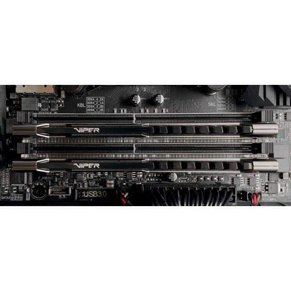 Patriot PVS432G320C6K Viper Steel DIMM, 32GB, DDR4, 3200MHz, CL16, Dual Kit 4 Patriot PVS432G320C6K Viper Steel DIMM, 32GB, DDR4, 3200MHz, CL16, Dual Kit - Afbeelding 4