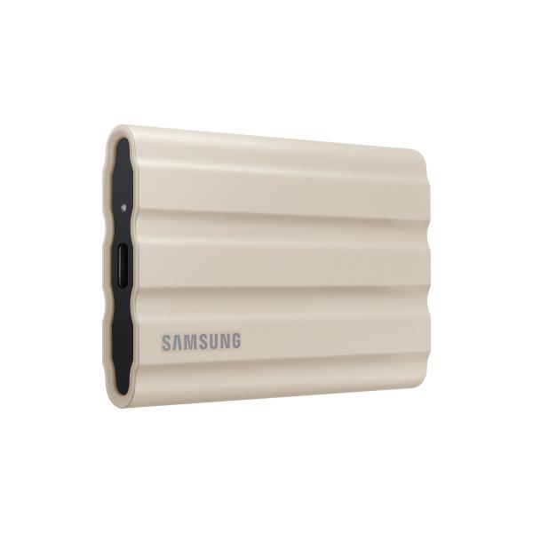 Samsung MU-PE1T0K/EU T7 Shield Portable SSD, 1000 GB, USB Type-C, 3.2 Gen 2, 1050 MB/s, Beige 2 Samsung MU-PE1T0K/EU T7 Shield Portable SSD, 1000 GB, USB Type-C, 3.2 Gen 2, 1050 MB/s, Beige - Afbeelding 2