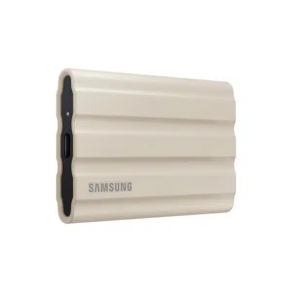 Samsung MU-PE1T0K/EU T7 Shield Portable SSD, 1000 GB, USB Type-C, 3.2 Gen 2, 1050 MB/s, Beige 2 Samsung MU-PE1T0K/EU T7 Shield Portable SSD, 1000 GB, USB Type-C, 3.2 Gen 2, 1050 MB/s, Beige - Afbeelding 2