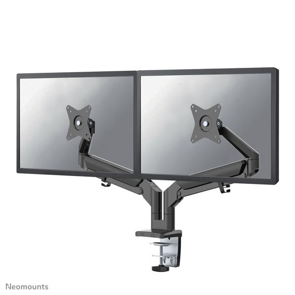 Neomounts DS70-810BL2 Desk Mount ultra flat, clamp/grommet, Dual-mount, 17 - 32 inch 1 Neomounts DS70-810BL2 Desk Mount ultra flat, clamp/grommet, Dual-mount, 17 - 32 inch