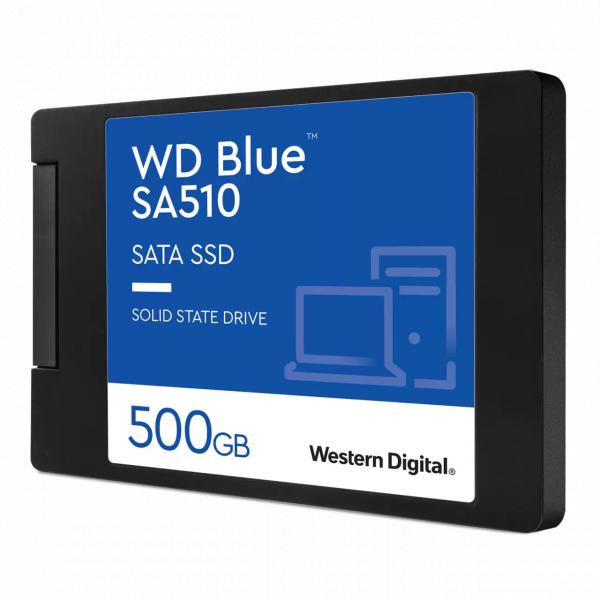 Western Digital WDS500G3B0A BLUE SSD, 500GB, 2.5", SATA3, 3D, 560/ 510 MB/s, 95000 / 84000 IOPS 2 Western Digital WDS500G3B0A BLUE SSD, 500GB, 2.5", SATA3, 3D, 560/ 510 MB/s, 95000 / 84000 IOPS - Afbeelding 2
