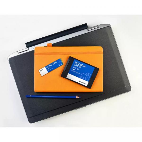 Western Digital WDS500G3B0A BLUE SSD, 500GB, 2.5", SATA3, 3D, 560/ 510 MB/s, 95000 / 84000 IOPS 4 Western Digital WDS500G3B0A BLUE SSD, 500GB, 2.5", SATA3, 3D, 560/ 510 MB/s, 95000 / 84000 IOPS - Afbeelding 4