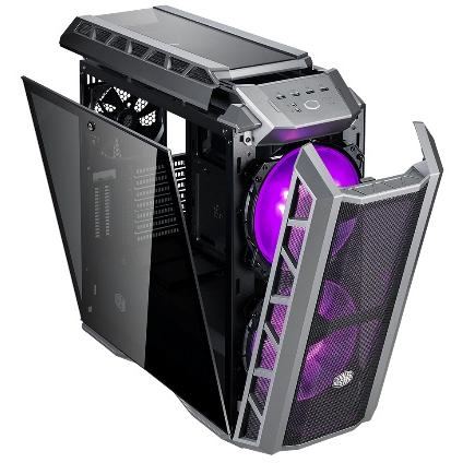 Cooler Master MCM-H500P-MGNN-S11 MasterCase H500P Mesh (ARGB Editie) ATX, Midi-Tower, 3x 140/ 200mm 2 Cooler Master MCM-H500P-MGNN-S11 MasterCase H500P Mesh (ARGB Editie) ATX, Midi-Tower, 3x 140/ 200mm - Afbeelding 2