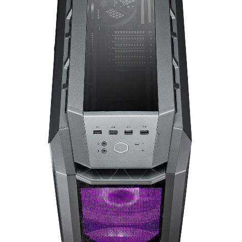 Cooler Master MCM-H500P-MGNN-S11 MasterCase H500P Mesh (ARGB Editie) ATX, Midi-Tower, 3x 140/ 200mm 5 Cooler Master MCM-H500P-MGNN-S11 MasterCase H500P Mesh (ARGB Editie) ATX, Midi-Tower, 3x 140/ 200mm - Afbeelding 5