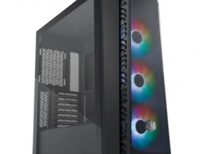 Cooler Master MB520-KGNN-S00 MasterBox 520 Mesh, Red, ATX, Midi, Edge-to-Edge transparent window