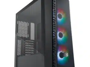 Cooler Master MB520-KGNN-S00 MasterBox 520 Mesh, Red, ATX, Midi, Edge-to-Edge transparent window