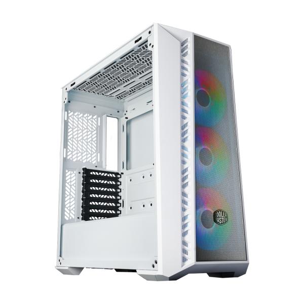Cooler Master MB520-WGNN-S00 MasterBox 520 Mesh White, ATX, midi, Edge-to-edge transparent window 4 Cooler Master MB520-WGNN-S00 MasterBox 520 Mesh White, ATX, midi, Edge-to-edge transparent window - Afbeelding 4