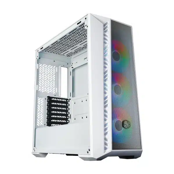 Cooler Master MB520-WGNN-S00 MasterBox 520 Mesh White, ATX, midi, Edge-to-edge transparent window 4 Cooler Master MB520-WGNN-S00 MasterBox 520 Mesh White, ATX, midi, Edge-to-edge transparent window - Afbeelding 4
