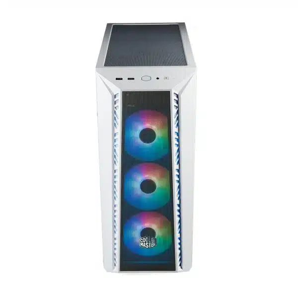 Cooler Master MB520-WGNN-S00 MasterBox 520 Mesh White, ATX, midi, Edge-to-edge transparent window 5 Cooler Master MB520-WGNN-S00 MasterBox 520 Mesh White, ATX, midi, Edge-to-edge transparent window - Afbeelding 5