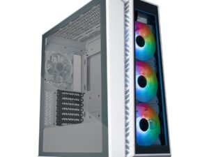 Cooler Master MB520-KGNN-S01 MasterBox 520 White, ATX, Midi-Tower, Edge-to-edge transparent window