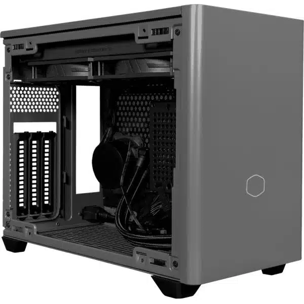 Cooler Master NR200P-MCNN85-SL0 MasterBox NR200P MAX Black/Gray, Mini-ITX, USB 3.2 Gen 1, 2x 2.5" 5 Cooler Master NR200P-MCNN85-SL0 MasterBox NR200P MAX Black/Gray, Mini-ITX, USB 3.2 Gen 1, 2x 2.5" - Afbeelding 5