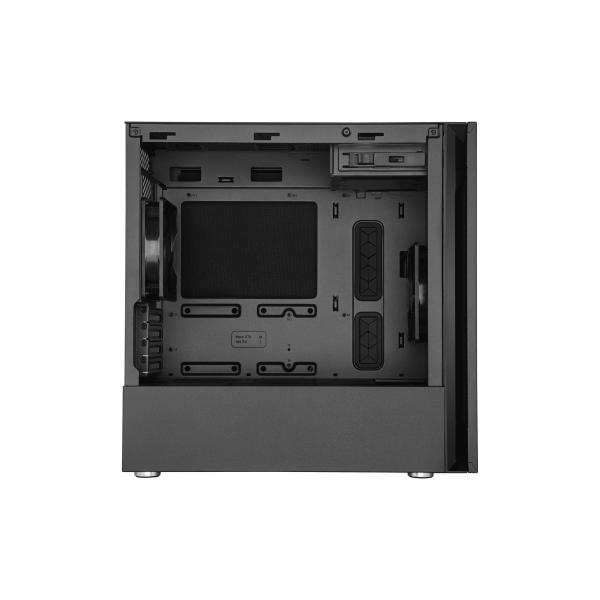 Cooler Master MCS-S400-KN5N-S00 Silencio S400 without TG Mini-Tower, mATX, 4x 2.5", 2x 120mm, Black 4 Cooler Master MCS-S400-KN5N-S00 Silencio S400 without TG Mini-Tower, mATX, 4x 2.5", 2x 120mm, Black - Afbeelding 4